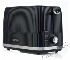 Gorenje T850DPB fekete 2 szeletes kenyérpirító Konyhai termékek - Konyhai kisgép (sütés / főzés / hűtés / ételkészítés) - Kenyérpirító - 502369