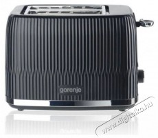 Gorenje T850DPB fekete 2 szeletes kenyérpirító Konyhai termékek - Konyhai kisgép (sütés / főzés / hűtés / ételkészítés) - Kenyérpirító - 502369