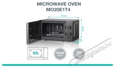 Gorenje MO20E1T4 MIKROHULL&Aacute;M&Uacute; S&Uuml;TŐ Konyhai term&eacute;kek - Mikrohull&aacute;m&uacute; s&uuml;tő - Mikrohull&aacute;m&uacute; s&uuml;tő (szabadon&aacute;ll&oacute;) - 502867