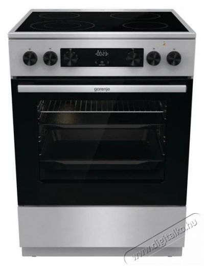 Gorenje GECS6C70XC Konyhai termékek - Sütő-főzőlap, tűzhely (szabadonálló) - Elektromos tűzhely (szabadonálló) - 504413