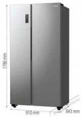 Gorenje NRR9185DAXL Konyhai termékek - Hűtő, fagyasztó (szabadonálló) - Amerikai típusú Side By Side hűtő - 504429