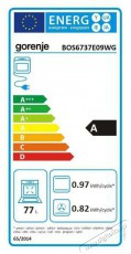Gorenje BOS6737E09WG Konyhai term&eacute;kek - S&uuml;tő-főzőlap, tűzhely (be&eacute;p&iacute;thető) - S&uuml;tő (be&eacute;p&iacute;thető) - 504407