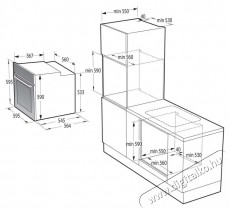 Gorenje BOS6737E09WG Konyhai term&eacute;kek - S&uuml;tő-főzőlap, tűzhely (be&eacute;p&iacute;thető) - S&uuml;tő (be&eacute;p&iacute;thető) - 504407