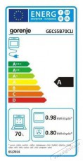 Gorenje GECS5B70CLI Elektromos tűzhely Konyhai termékek - Sütő-főzőlap, tűzhely (szabadonálló) - Elektromos tűzhely (szabadonálló) - 400176