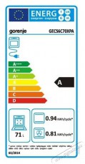Gorenje GECS6C70XPA Elektromos tűzhely Konyhai termékek - Sütő-főzőlap, tűzhely (szabadonálló) - Elektromos tűzhely (szabadonálló) - 400180