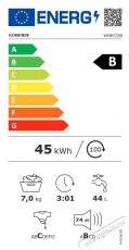 Gorenje WNEI72B elöltöltős mosógép Háztartás / Otthon / Kültér - Mosógép / szárítógép - Elöltöltős normál (60cm-ig) mosógép - 373679
