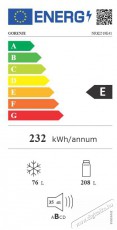Gorenje NRKI517E41 Konyhai termékek - Hűtő, fagyasztó (beépíthető) - Alulfagyasztós kombinált hűtő - 504428