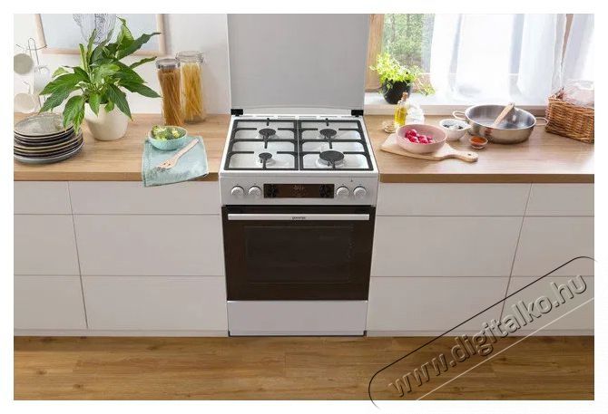 Gorenje GK6C5WF Konyhai term&eacute;kek - S&uuml;tő-főzőlap, tűzhely (szabadon&aacute;ll&oacute;) - Kombin&aacute;lt tűzhely (szabadon&aacute;ll&oacute;) - 505263