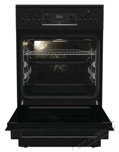 Gorenje GECS5C70BPA Konyhai term&eacute;kek - S&uuml;tő-főzőlap, tűzhely (szabadon&aacute;ll&oacute;) - Elektromos tűzhely (szabadon&aacute;ll&oacute;) - 505230