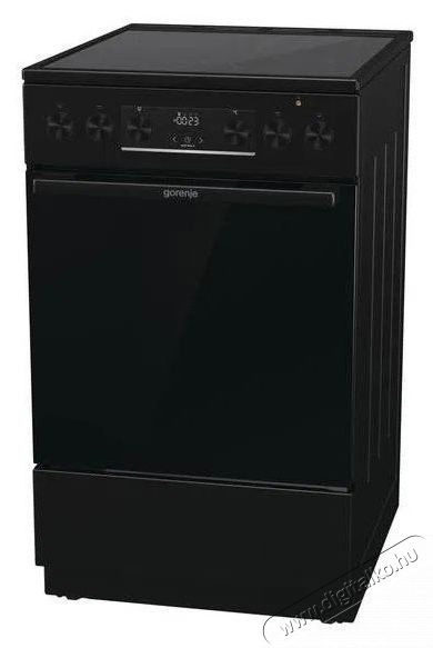 Gorenje GECS5C70BPA Konyhai term&eacute;kek - S&uuml;tő-főzőlap, tűzhely (szabadon&aacute;ll&oacute;) - Elektromos tűzhely (szabadon&aacute;ll&oacute;) - 505230