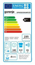 Gorenje DPNE82GNLWIFI/B SZÁRÍTÓGÉP HŐSZIVATTYÚS Háztartás / Otthon / Kültér - Mosógép / szárítógép - Szárítógép - 505420