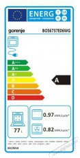 Gorenje BOS6737E06WG beépíthető sütő Konyhai termékek - Sütő-főzőlap, tűzhely (beépíthető) - Sütő (beépíthető) - 374976