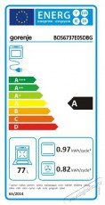 Gorenje BOS6737E05DBG Konyhai term&eacute;kek - S&uuml;tő-főzőlap, tűzhely (be&eacute;p&iacute;thető) - S&uuml;tő (be&eacute;p&iacute;thető) - 505724