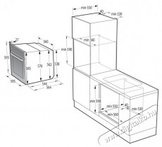 Gorenje BSA6737ORAW Konyhai termékek - Sütő-főzőlap, tűzhely (beépíthető) - Sütő (beépíthető) - 505721