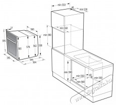 Gorenje BSAX6747A26BG Konyhai termékek - Sütő-főzőlap, tűzhely (beépíthető) - Sütő (beépíthető) - 505723