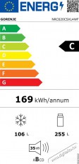 Gorenje NRC620CSXL4WF ConnectLife Konyhai termékek - Hűtő, fagyasztó (szabadonálló) - Alulfagyasztós kombinált hűtő - 509443