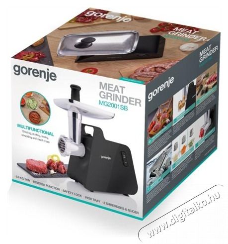 Gorenje MG2001SB H&Uacute;SDAR&Aacute;L&Oacute; Konyhai term&eacute;kek - Konyhai kisg&eacute;p (elők&eacute;sz&iacute;t&eacute;s / feldolgoz&aacute;s) - H&uacute;sdar&aacute;l&oacute; - 510833