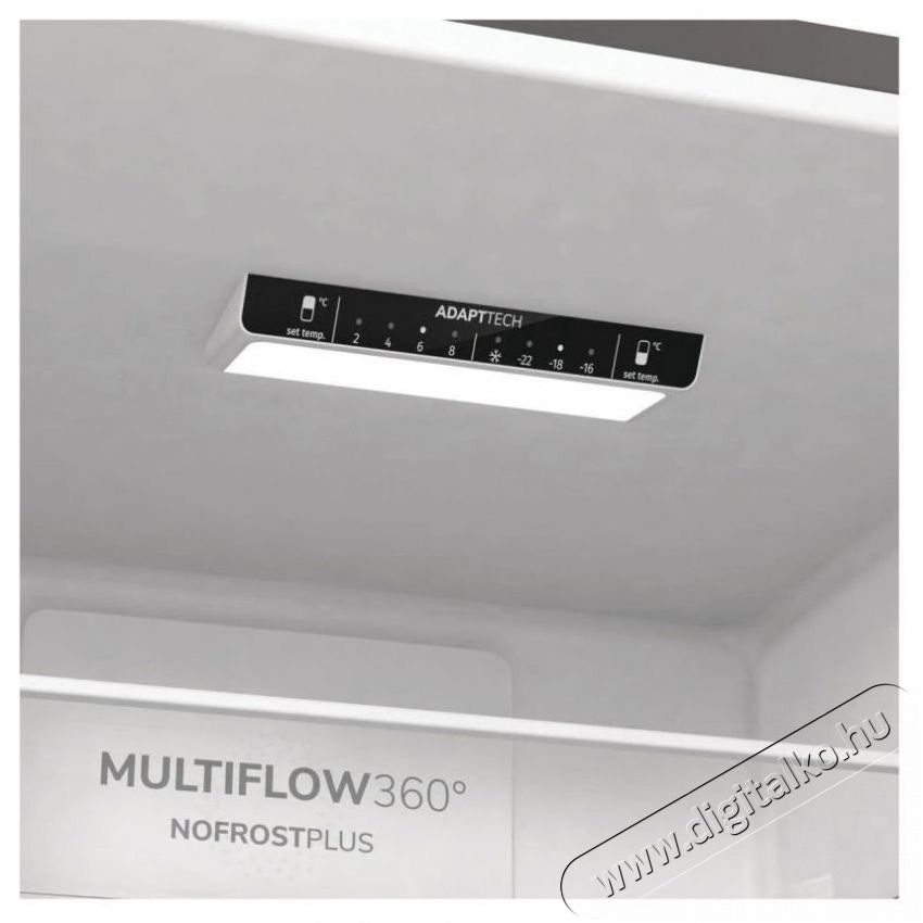 Gorenje NRK61CS2XL4 Konyhai term&eacute;kek - Hűtő, fagyaszt&oacute; (szabadon&aacute;ll&oacute;) - Alulfagyaszt&oacute;s kombin&aacute;lt hűtő - 509335