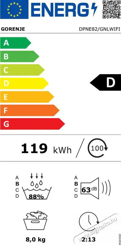 Gorenje DPNE82/GNLWIFI Sz&aacute;r&iacute;t&oacute;g&eacute;p H&aacute;ztart&aacute;s / Otthon / K&uuml;lt&eacute;r - Mos&oacute;g&eacute;p / sz&aacute;r&iacute;t&oacute;g&eacute;p - Sz&aacute;r&iacute;t&oacute;g&eacute;p - 527215