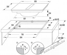 Gorenje GEH8432BSCWF Indukciós főzőlap (beépíthető) Konyhai termékek - Sütő-főzőlap, tűzhely (szabadonálló) - Indukciós főzőlap (szabadonálló) - 527223