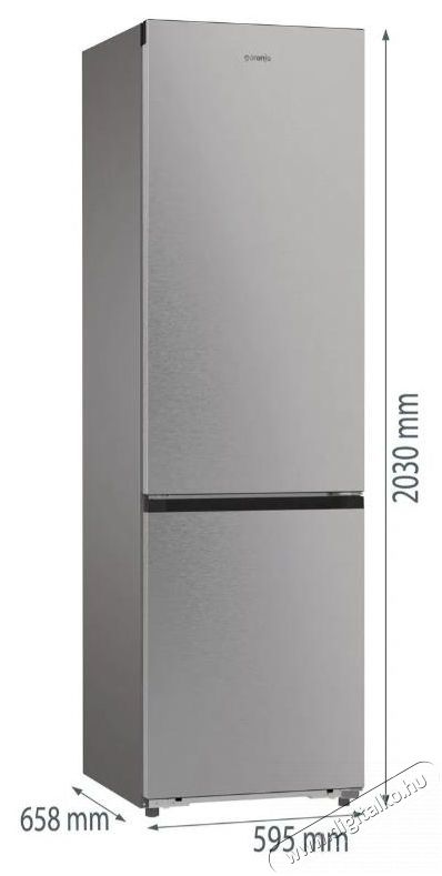 Gorenje NRB620C6X4WFE Konyhai term&eacute;kek - Hűtő, fagyaszt&oacute; (szabadon&aacute;ll&oacute;) - Alulfagyaszt&oacute;s kombin&aacute;lt hűtő - 515444