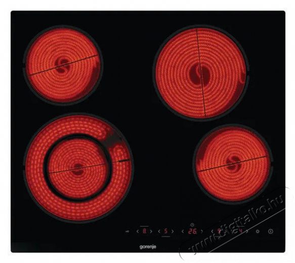 Gorenje ECT642BCSCE Konyhai termékek - Sütő-főzőlap, tűzhely (beépíthető) - Elektromos főzőlap (beépíthető) - 515462