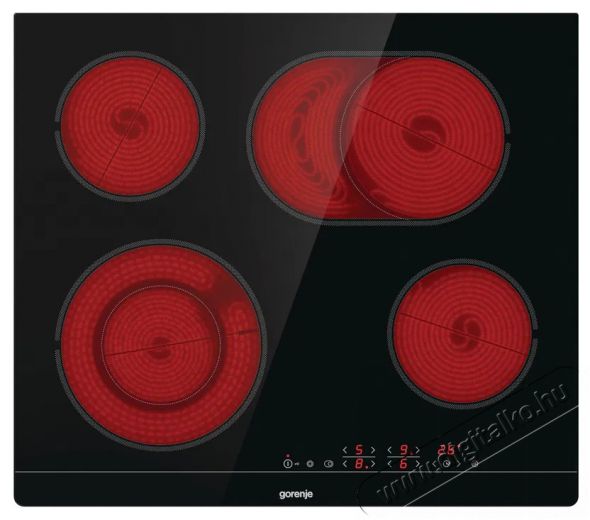 Gorenje ECT643SYB Konyhai termékek - Sütő-főzőlap, tűzhely (beépíthető) - Elektromos főzőlap (beépíthető) - 515461
