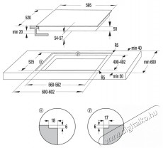 Gorenje ECT643SYB Konyhai termékek - Sütő-főzőlap, tűzhely (beépíthető) - Elektromos főzőlap (beépíthető) - 515461