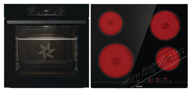 Gorenje JUMP SET GBB AQUA/CER Konyhai termékek - Sütő-főzőlap, tűzhely (beépíthető) - Sütő-főzőlap szett (beépíthető) - 515460