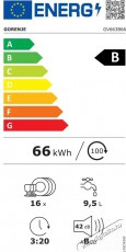 Gorenje GV663B66 beépíthető 16 terítékes mosogatógép Konyhai termékek - Mosogatógép - Normál (60cm) beépíthető mosogatógép - 501494