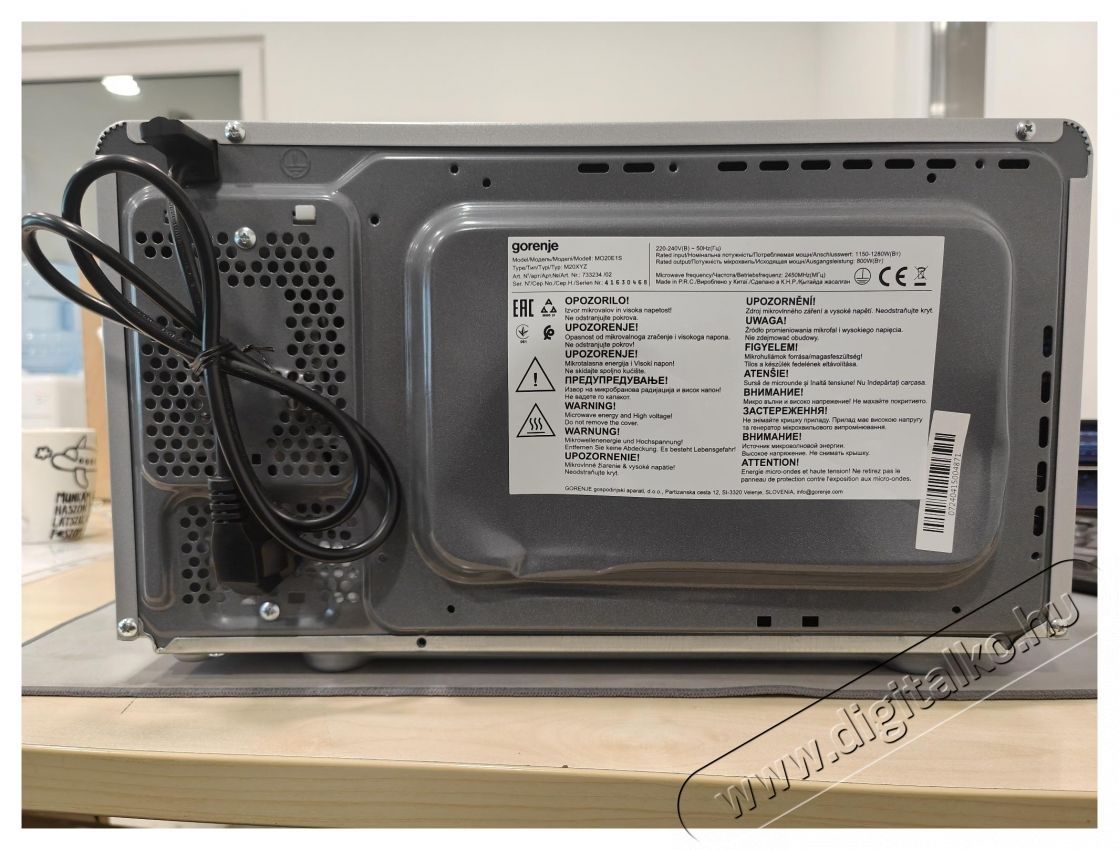 Gorenje MO20E1S mikrohull&aacute;m&uacute; s&uuml;tő - ez&uuml;st - &Eacute;rt&eacute;kcs&ouml;kkent Konyhai term&eacute;kek - Mikrohull&aacute;m&uacute; s&uuml;tő - Mikrohull&aacute;m&uacute; s&uuml;tő (szabadon&aacute;ll&oacute;) - 531337