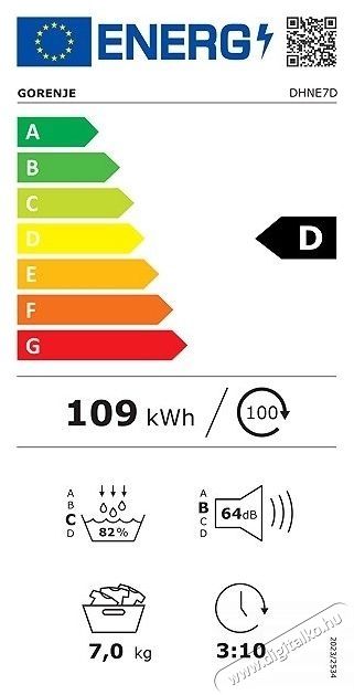 Gorenje DHNE7D - Sz&aacute;r&iacute;t&oacute;g&eacute;p H&aacute;ztart&aacute;s / Otthon / K&uuml;lt&eacute;r - Mos&oacute;g&eacute;p / sz&aacute;r&iacute;t&oacute;g&eacute;p - Sz&aacute;r&iacute;t&oacute;g&eacute;p - 531528