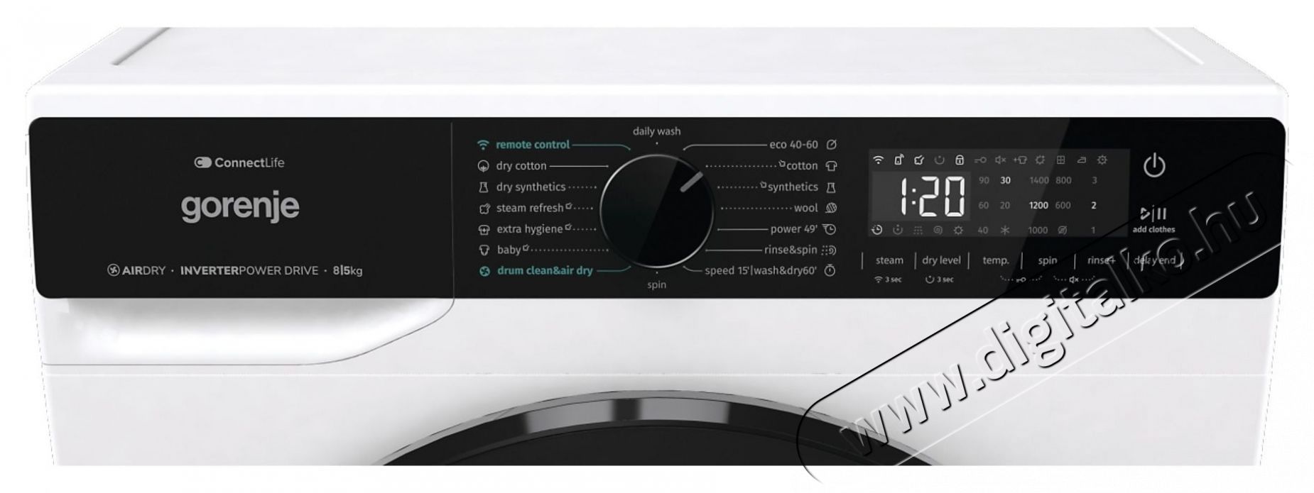 Gorenje WD2PA854ADW Mos&oacute;g&eacute;p H&aacute;ztart&aacute;s / Otthon / K&uuml;lt&eacute;r - Mos&oacute;g&eacute;p / sz&aacute;r&iacute;t&oacute;g&eacute;p - Mos&oacute;-sz&aacute;r&iacute;t&oacute;g&eacute;p - 531524