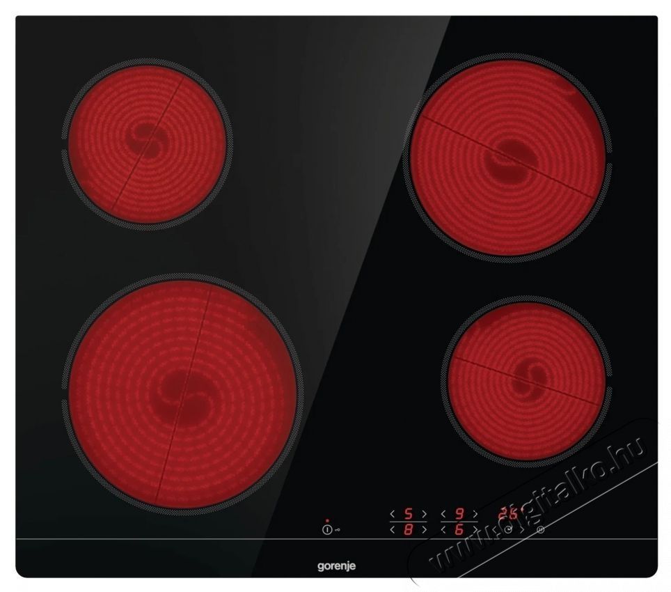 Gorenje ECT601FM ker&aacute;mia főzőlap Konyhai term&eacute;kek - S&uuml;tő-főzőlap, tűzhely (be&eacute;p&iacute;thető) - Indukci&oacute;s főzőlap (be&eacute;p&iacute;thető) - 540040