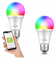 Gosund Nitebird NITEBIRD WB4 E27 / 230V / 8W 2db-os Smart Wi-Fi-s RGB LED izzó Egyéb - Nem forgalmazzuk ! - 433343