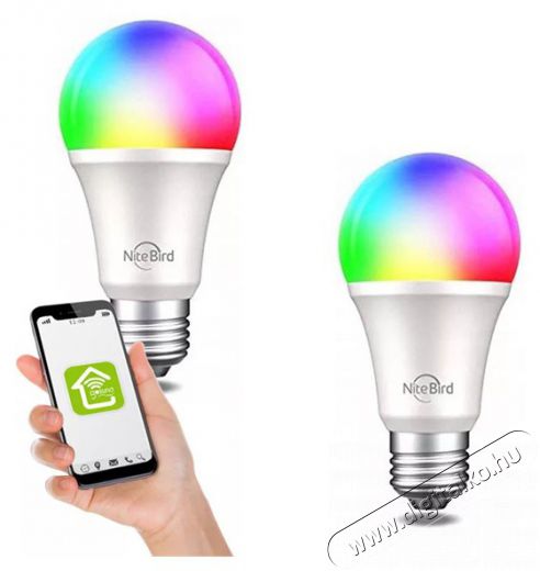 Gosund Nitebird NITEBIRD WB4 E27 / 230V / 8W 2db-os Smart Wi-Fi-s RGB LED izzó Egyéb - Nem forgalmazzuk ! - 433343