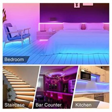 Gosund Nitebird NITEBIRD SL3 Smart Wi-Fi-s RGB LED szalag 2x5m, zene és APP vezérlés Háztartás / Otthon / Kültér - Világítás / elektromosság - Led szalag / fényfüzér - 451424