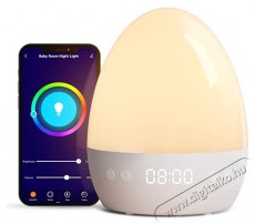 Gosund Nitebird NITEBIRD LB2 Smart Wi-Fi-s gyerek éjjeli lámpa, szín és fényerő beállítás beépített zene, LED óra Mobil / Kommunikáció / Smart - Okos eszköz - Egyéb okos eszköz - 407071