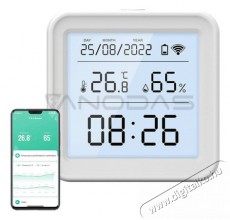 Gosund Temperature HumiditySensor with backlight, WiFi Háztartás / Otthon / Kültér - Lakásfelszerelés - Hőmérő / barométer - 519453