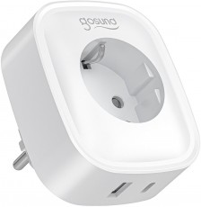 Gosund WiFi Smart Socket with 2 USB, 20 W (Fast Charging) Háztartás / Otthon / Kültér - Okos otthon - Okos konnektor - 522871