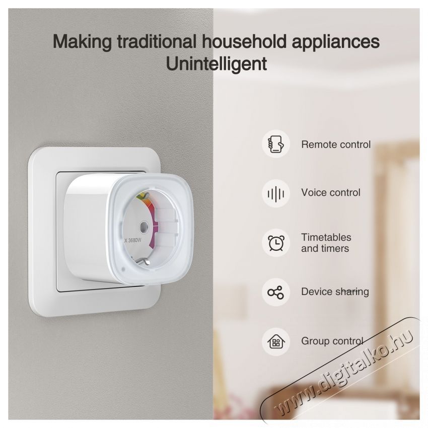 Gosund Smart Plug EP8 H&aacute;ztart&aacute;s / Otthon / K&uuml;lt&eacute;r - Okos otthon - Okos konnektor - 522867