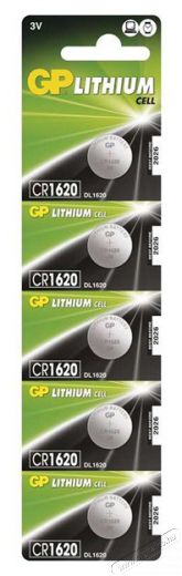 GP Batteries GP CR1620 lítium gombelem 5db/bliszter Akkuk és töltők - Elem - 406409
