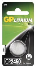 GP Batteries GP CR2450 Lithium gombelem 1db/bliszter Akkuk és töltők - Elem - 410219