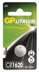 GP Batteries GP CR1620 lítium gombelem 1db/bliszter Akkuk és töltők - Elem - 464731