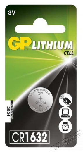 GP Batteries GP CR1632 Lithium gombelem 1db/bliszter Akkuk és töltők - Elem - 464618