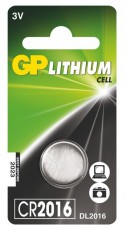 GP Batteries GP CR2016 lítium gombelem 1db/bliszter Akkuk és töltők - Elem - 464732