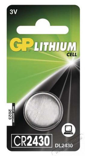 GP Batteries GP CR2430 lítium gombelem 1db/bliszter Akkuk és töltők - Elem - 464619