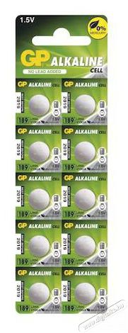 GP Batteries GP LR54 (189) Alkáli gombelem 10db/bliszter Akkuk és töltők - Elem - 464727