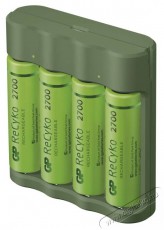 GP Batteries GP USB Everyday B421 Akkutöltő + 4×AA GP ReCyko 2700 Fényképezőgép / kamera - Sport kamera tartozékok - Akkumulátor / töltő - 441486