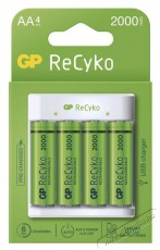 GP Batteries GP Eco E411 Akkutöltő + 4×AA GP ReCyko 2000 Akkuk és töltők - Li-ion akkumulátor és töltő (utángyártott) - Töltő - 416719